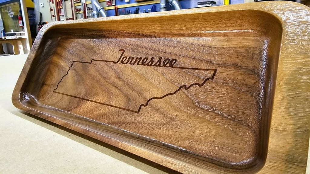 Maple Tray with Epoxy Inlay