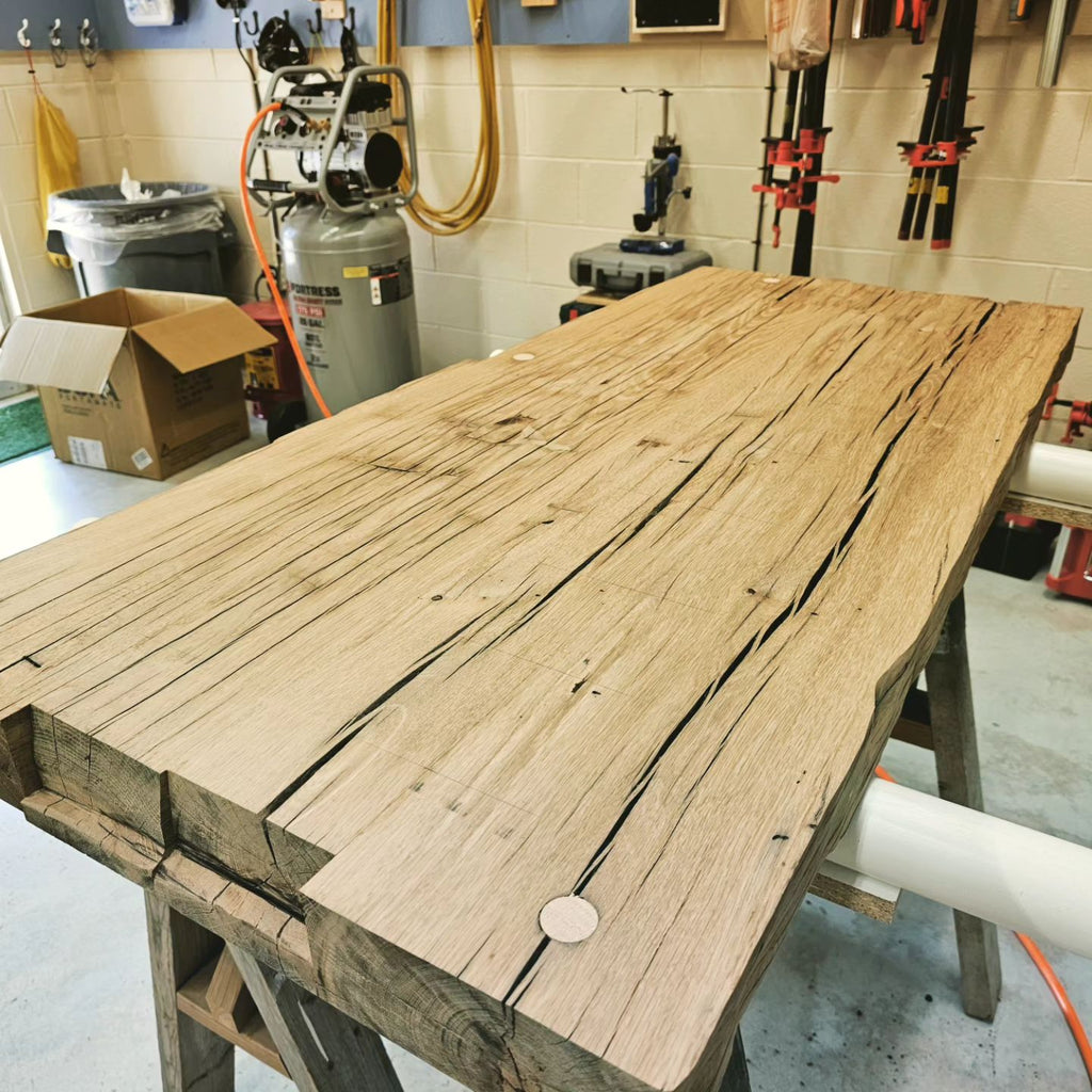 Reclaimed Beam Furniture – Phase One