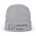 Liberating Wood Embroidered Knit Beanie