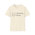 Liberating Wood Logo All-Cotton Tee — Minimalist Branded T-Shirt (100% Cotton)