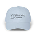 Liberating Wood Logo Embroidered Dad Cap — Classic Adjustable-Size Baseball Hat