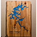 Custom Wood & Epoxy Lake Wall Art