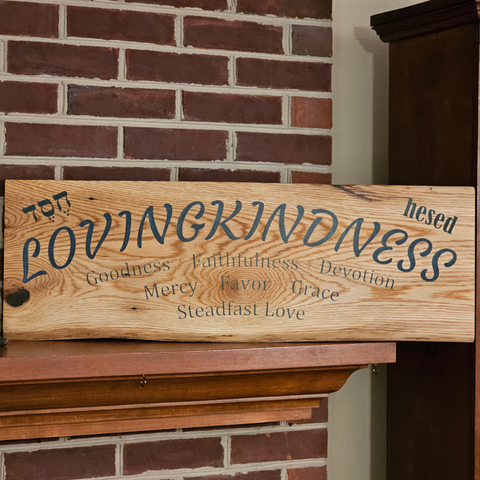 Loving Kindness in White Oak with Epoxy Finish