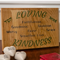 Loving Kindness in White Oak with Epoxy Resin Finish