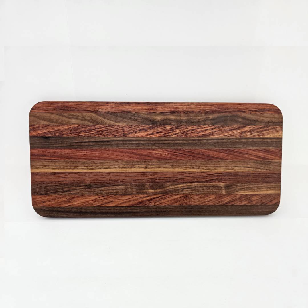 Small Walnut & Bubinga Cutting/Charcuterie Board